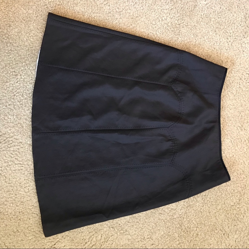 Silk skirt French blue